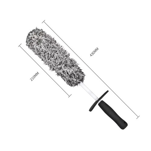 Car wheel cleaning - wheel, plush