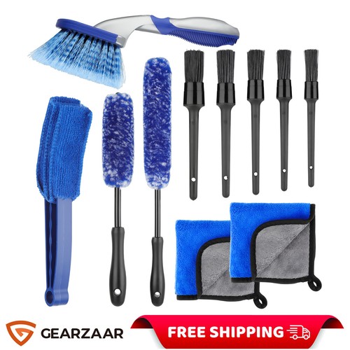 Car wheel detailing brush - car,