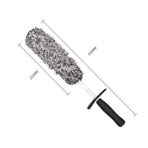 Car wheel cleaning brush - cleaning, plush