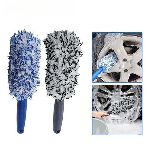 Car wheel cleaning brush plush - wheel,