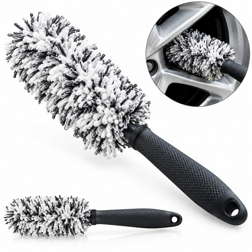 Car wheel cleaning brush plush - cleaning,