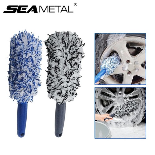 Car wheel cleaning brush - car,